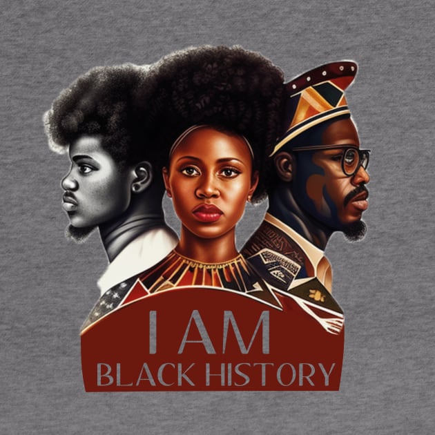 I Am Black History - Black History Month African American by aimed2